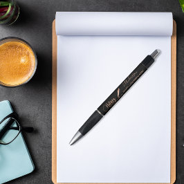 公証人ローン署名業者ブラックバラ金ゴールド ボールペン