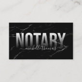 公証人ローン署名業者プロフェッショナルシンプル 名刺 (正面)