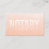 公証人ローン署名業者プロフェッショナルシンプル 名刺 (正面)