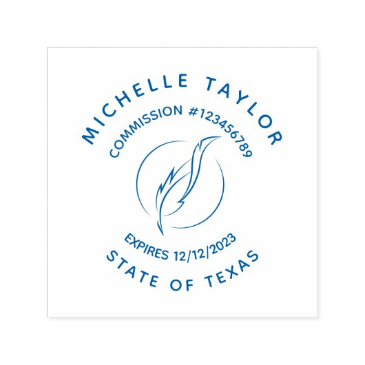 公証人ローン署名業者プロフェッショナルモダンRubb セルフインキングスタンプ (デザイン)