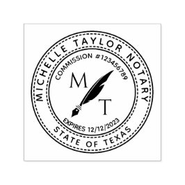 公証人ローン署名業者プロフェッショナルモダンRubb セルフインキングスタンプ