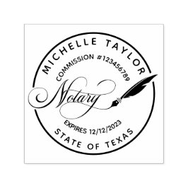 公証人ローン署名業者プロフェッショナルモダンRubb セルフインキングスタンプ