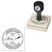 公証人ローン署名業者プロフェッショナルモダンRubb ラバースタンプ (押印)