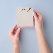 公証人ローン署名業者モダンバラ金ゴールドグリッター チラシ (手)