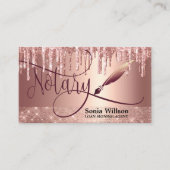 公証人ローン署名業者モダンバラ金ゴールドグリッター 名刺 (正面)