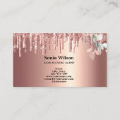 公証人ローン署名業者モダンバラ金ゴールドグリッター 名刺 (裏面)