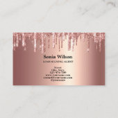 公証人ローン署名業者モダンバラ金ゴールドグリッター 名刺 (裏面)