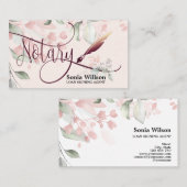 公証人ローン署名業者モダンバラ金ゴールドグリッター 名刺 (正面/裏面)