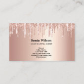 公証人ローン署名業者モダンバラ金ゴールドグリッター 名刺 (裏面)