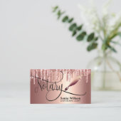 公証人ローン署名業者モダンバラ金ゴールドグリッター 名刺 (スタンド正面)