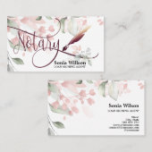 公証人ローン署名業者モダンバラ金ゴールドグリッター 名刺 (正面/裏面)