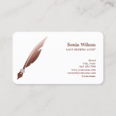 公証人ローン署名業者モダンバラ金ゴールドグリッター 名刺 (裏面)