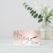 公証人ローン署名業者モダンバラ金ゴールドグリッター 名刺 (スタンド正面)