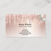 公証人ローン署名業者モダンバラ金ゴールドグリッター 名刺 (裏面)