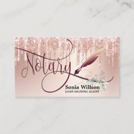 公証人ローン署名業者モダンバラ金ゴールドグリッター 名刺