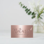 公証人ローン署名業者モダンバラ金ゴールド 名刺 (スタンド正面)