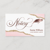 公証人ローン署名業者モダンプロフェッショナル 名刺 (正面)