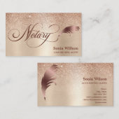 公証人ローン署名業者モダンプロフェッショナルBusi 名刺 (正面/裏面)