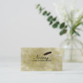 公証人ローン署名業者金ゴールド花業車 名刺 (スタンド正面)