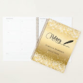 公証人ローン署名業者金ゴールド2025 プランナー手帳 (ディスプレー)