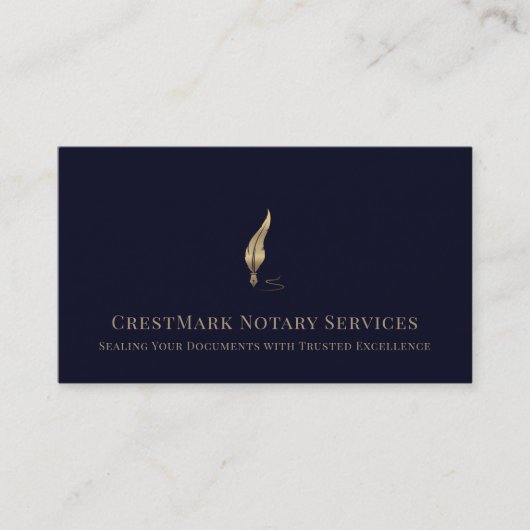 公証人ローン署名業者 名刺 (正面)