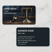 公証人ローン署名業者 名刺 (正面/裏面)