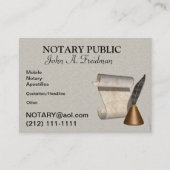 公証人人気がある公用名刺 名刺 (正面)