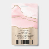 公証人公債の署名写真名バッジ バッジ (Back)