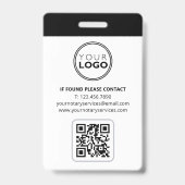 公証人公債署名エージェントIDフォトブラック バッジ (裏面)