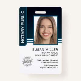 公証人公債署名エージェントID バッジ