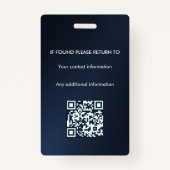 公証人公債署名エージェントID バッジ (裏面)