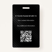 公証人公債署名エージェントID バッジ (裏面)