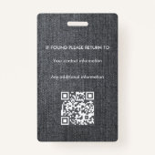 公証人公債署名エージェントID バッジ (裏面)