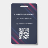 公証人公債署名エージェントID バッジ (Back)