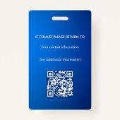 公証人公債署名エージェントID バッジ (裏面)