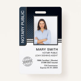 公証人公債署名エージェントID バッジ