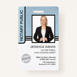 公証人公債署名エージェントID バッジ