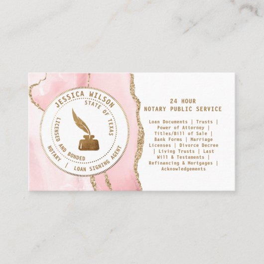 公証人公債署名写真チラシQRコード 名刺 (正面)