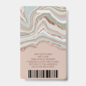 公証人公債署名写真名バッジ バッジ (裏面)