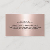 公証人公債署名業者バラ金ゴールド写真 名刺 (裏面)