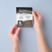 公証人公債署名業者ブラウン写真 チラシ (手)