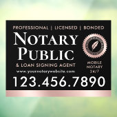 公証人公債署名業者ブラックバラ金ゴールド ウィンドウサイン (シート3)