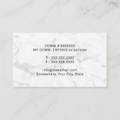 公証人公共ダイヤモンドペンローン署名業者 名刺 (裏面)