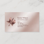 公証人公共テキサス州スタンプローン署名業者 名刺 (裏面)