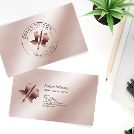 公証人公共テキサス州スタンプローン署名業者 名刺