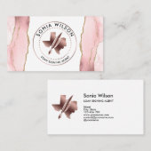 公証人公共テキサス州印紙貸付契約代理店武習 名刺 (正面/裏面)