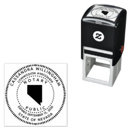 公証人公共ネバダ セルフインキングスタンプ