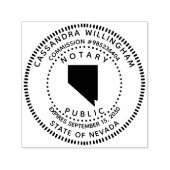 公証人公共ネバダ セルフインキングスタンプ (デザイン)