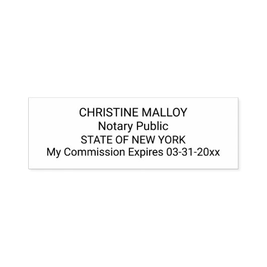 公証人公共4ラインカスタマイズ可能な自墨付き セルフインキングスタンプ (デザイン)