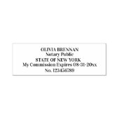 公証人公共5行カスタマイズ可能 セルフインキングスタンプ (デザイン)